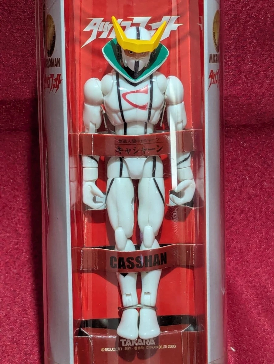 Muy raro Kyashan Microman Takara variante persecución visera abierta Tatsunoko 2003