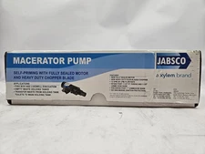 JABSCO GENUINE 18590-2092 SEALED MOTOR MACERATOR SELF-PRIMING PUMP 12V 1.5-1"