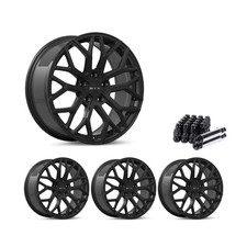 Set Of 4 18 Gloss Black Alloy Wheel Rims 5x114.3 Fits Kia Sedona Rtx6g 5lug