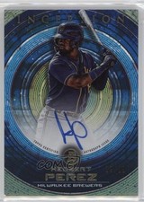 2022 Bowman Inception Prospect Blue Foil 19/99 Hedbert Perez #PA-HP Auto 05ja