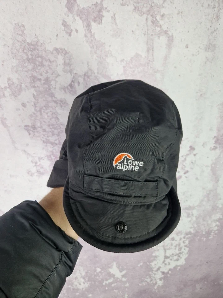 Gorra de esquí al aire libre Lowe Alpine Triple Point Mountain Hat negra Casguette para hombre Foto 3 de 4
