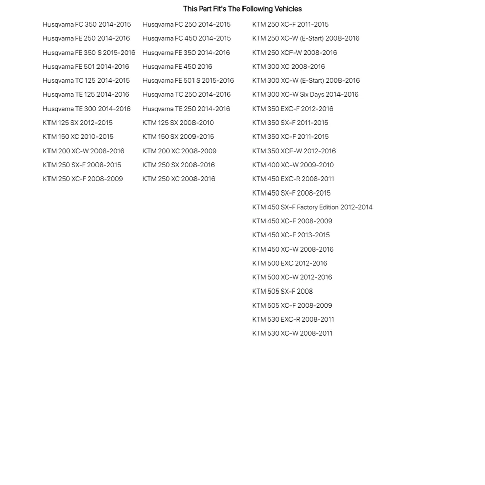 7602 Racing soportes de radiador aluminio cepillado para Husqvarna Fe 450 2016 Foto 4 de 4
