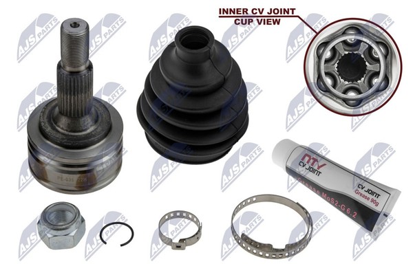 Gelenksatz Antriebswelle NTY NPZ-PE-035 FüR Opel A18 P1UO Peugeot 3008 2 SUV THP-image