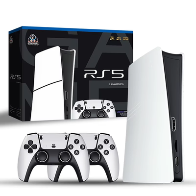 RS5 TV Game Console Dual Stick Wireless Controller Game 20000+64GB