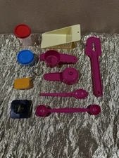 Tupperware New 10 Mini Must Have Kitchen Gadgets, Strainer, Keychain, Scoop Etc