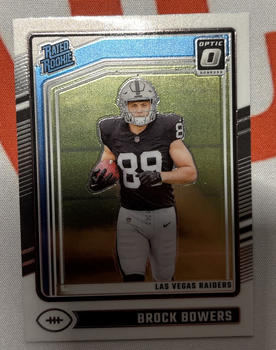 Brock Bowers 2024 Panini Donruss Optic #215 Rated Rookie (C)