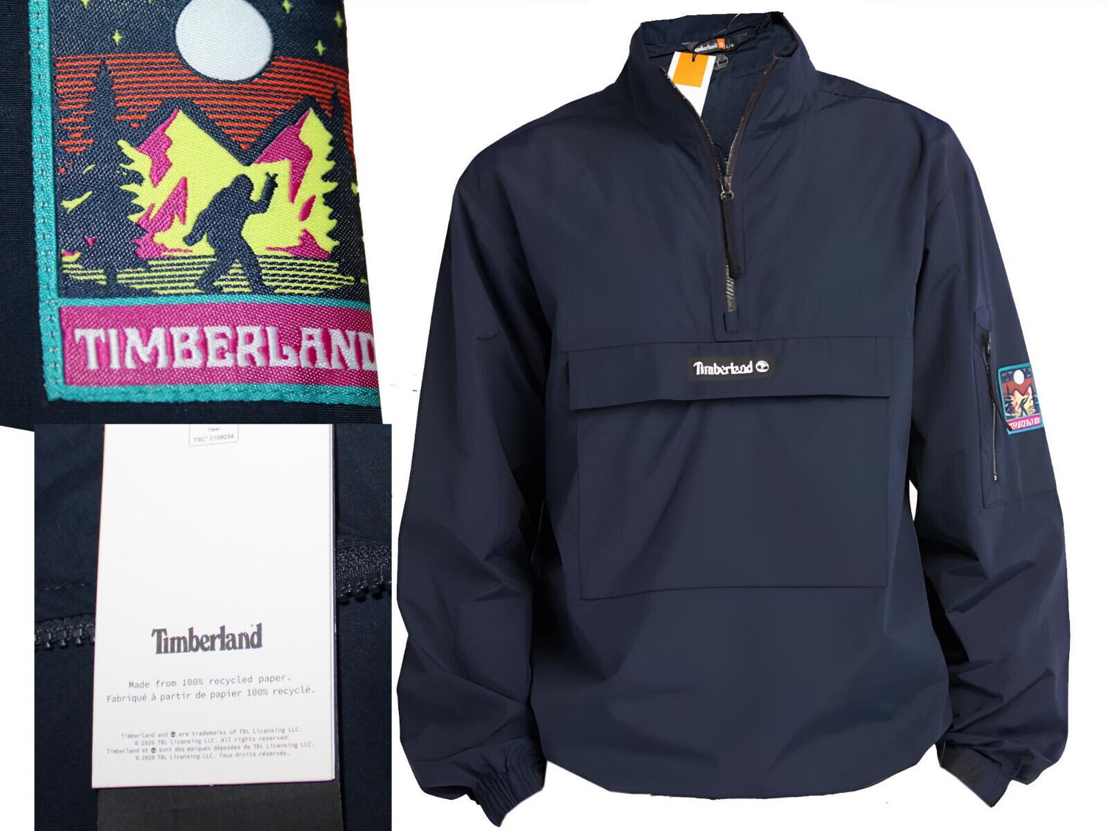 ARC'TERYX TIMBERLAND Giacca a vento da uomo XL European L US TI02 T1P