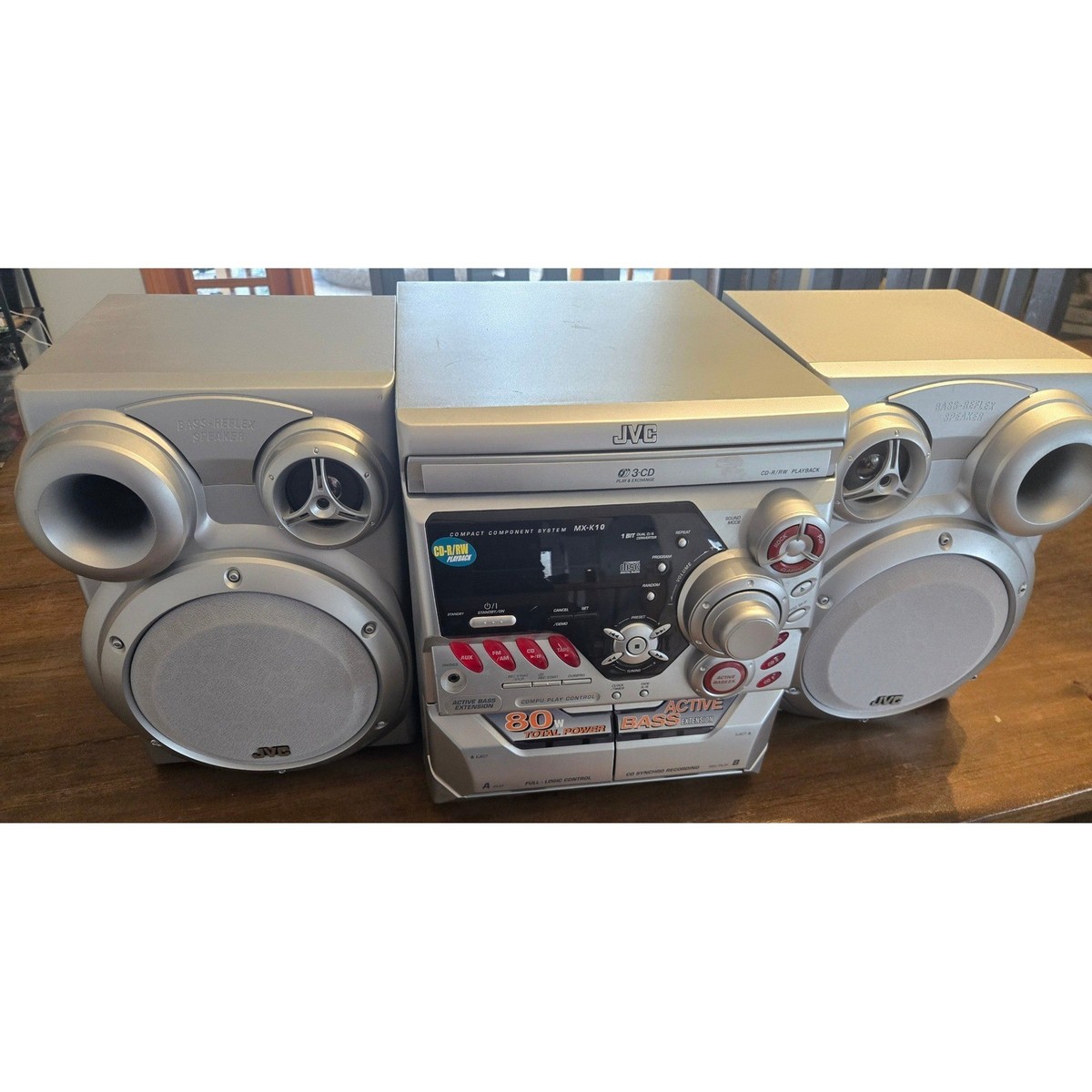 JVC Compact Component System MX-K10 Stereo Cassette Bass Tested | eBay