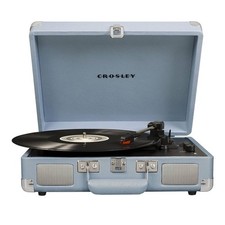 Crosley CR8005F-TN Cruiser Plus Vintage 3-Speed Bluetooth in/Out Suitcase Vinyl