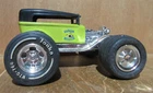 Vintage Tonka Banana Wheeler Lime Green Hot Rod Diecast Car 1970s