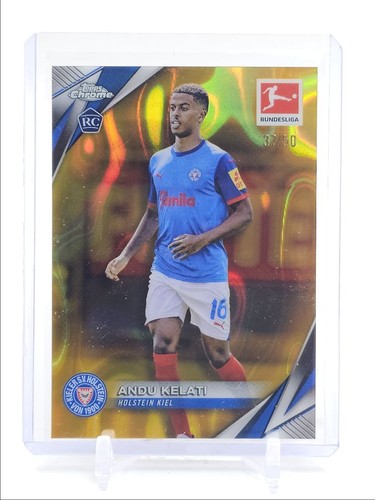 ANDU KELATI 2024 TOPPS CHROME BUNDESLIGA ROOKIE GOLD LAVA RC /50 Q1342