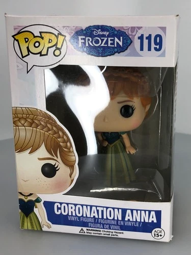Funko POP! Disney Frozen Anna Coronation #119 Vinyl Figure DAMAGED BOX SEE PICS