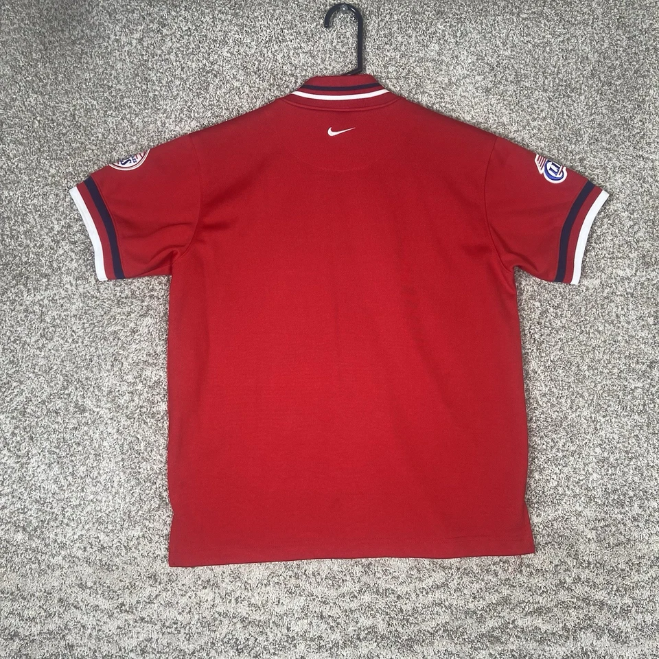 Nike Team Los Angeles Clippers Jersey Warm Up Shirt Youth Medium Red Vintage - Image 2 of 4