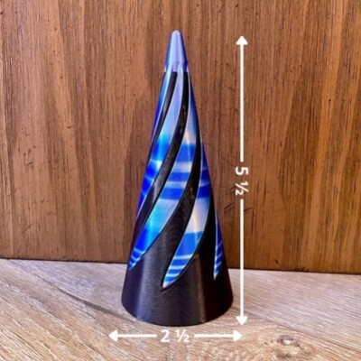 XL Cone Fidget Toy - XL Impossible Cone Toy -  XL Pyramid Passthrough Fidget Toy