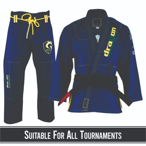 Professional Brazilian Jiu Jitsu Gi For Men, BJJ Gi Grappling Uniform MMA - Picture 6 of 9
