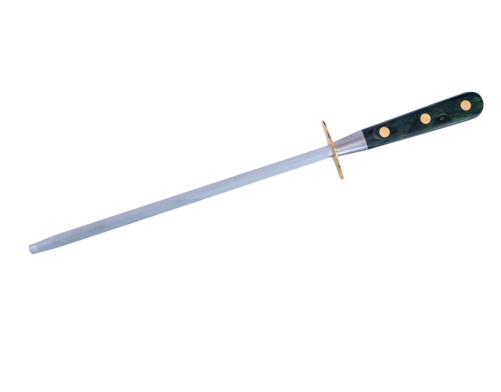 Thiers Issard Sabatier 10" Honing Steel with Green Stamina Wood Handle