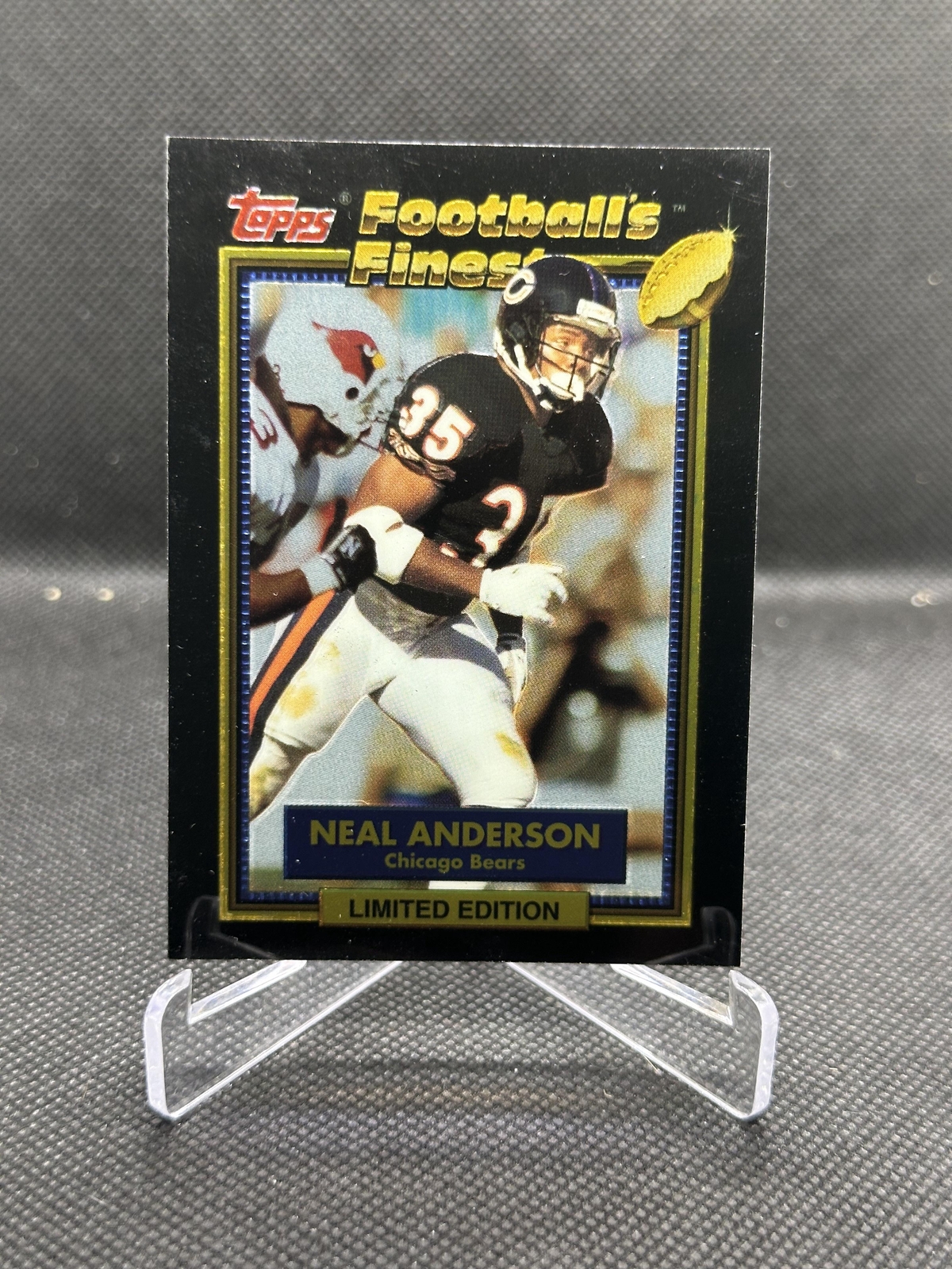 Neal Anderson 1992 Topps Football's Finest #1 Chicago Bears