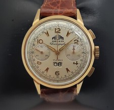 Chronographe Philippe En OR 18K Grande Date Calibre Venus 210 de 1950