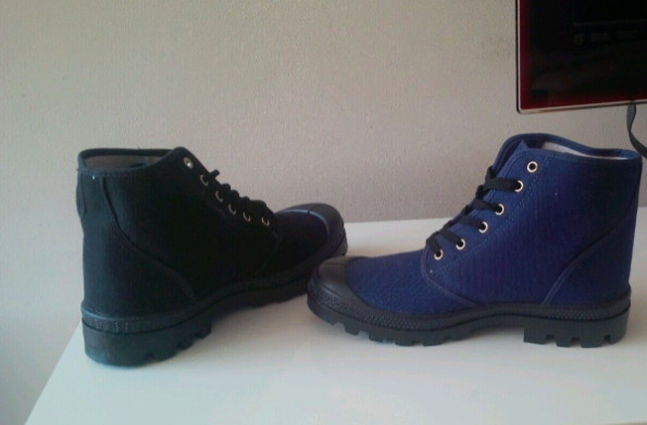 Entrenadores/botas de patinaje unisex informales de lona livianas para hombre