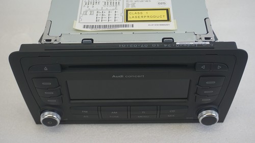 Original Audi A3 S3 RS3 8P Concert II Plus AB2 CD-Radio MP3 8P0035186R - Bild 3 von 11
