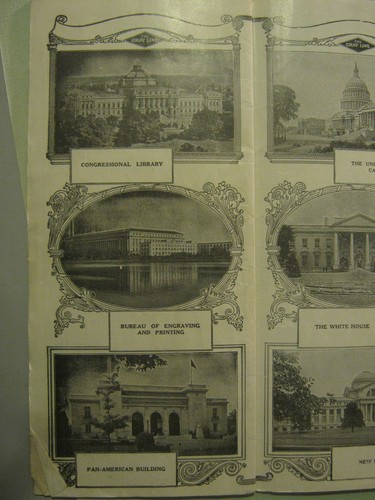 Washington DC Tour Prospekt, Gray Line, 1930 - Bild 2 von 3