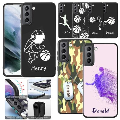 Personalised Case For Samsung Galaxy S23 S22 S21 S20 FE Pattern Soft Phone Cover