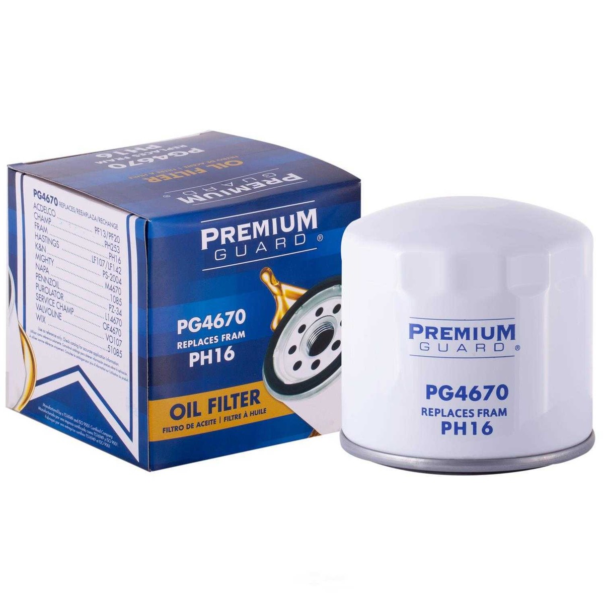 Engine Oil Filter-Standard Life Oil Filter Premium Guard PG4670 | eBay