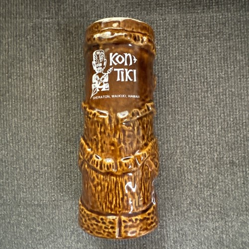 KON TIKI Sharaton Hotel Waikiki Hawaii DAGA Tiki Mug Screaming Tiki - Picture 3 of 6