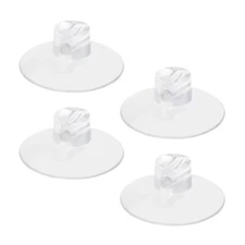 4 Pack Shower Caddy Connectors Suction Cups without Hooks for Bathroom
