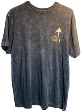 Cooke Collective Mushrooms Out Of Body Experience Black Marble TShirt Large EUC