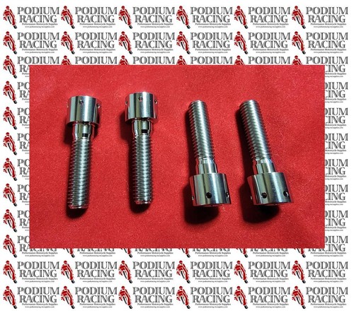 M10 40mm Titane Ti Tête Hexagonale Bride Boulon Vis Course Perforé Fil