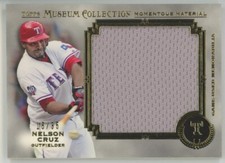 NELSON CRUZ 2013 TOPPS MUSEUM COLLECTION BASEBALL JUMBO PATCH RANGERS 16/35
