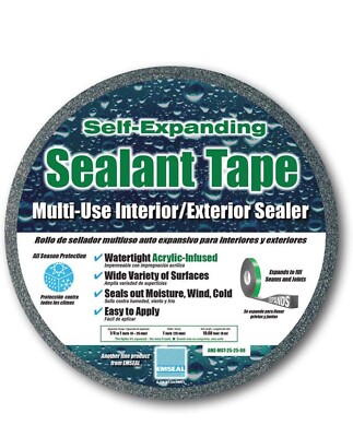 Emseal Multiuse Foam sealant Tape  1/4 to inch Thick, 1-inch Wide, 19.68ft