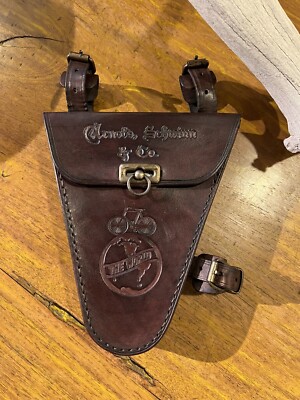 19th Cen. TOC-type Schwinn  The World  Triangle Tool Pouch 