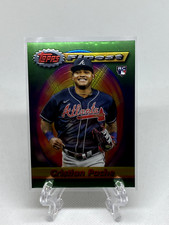 2021 Topps Finest Flashbacks Baseball Christian Pache RC #127 Atlanta Braves