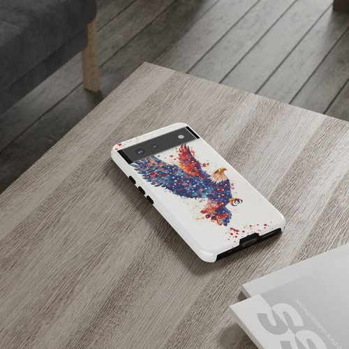 Bald Eagle USA Stars - Phone Ink Case for iPhone, Galaxy, Pixel - Picture 165 of 281