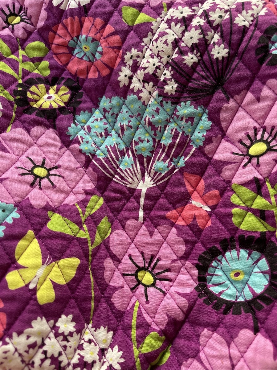 Vera Bradley Large DUFFLE BAG Multi Floral Butterfly French