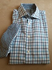 MEN'S THOMAS DEAN LARGE TAILORED FIT BUTTON DOWN SHIRT