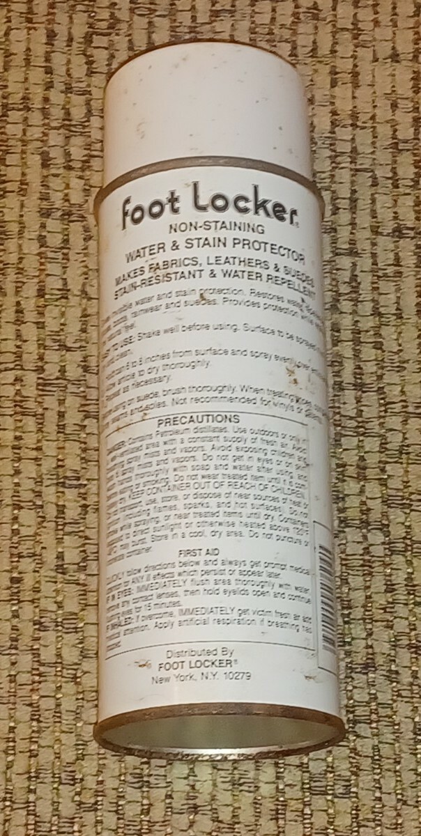 1980's TFL Foot Locker Sneaker Protector Water Proofer Spray Can AIR JORDAN vtg
