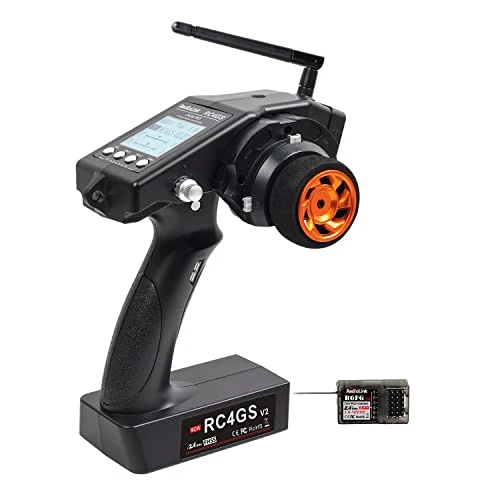 Radiolink RC4GS V2 4 Channels RC Transmitter and R6FG Gyro Receiver 2.4GHz for