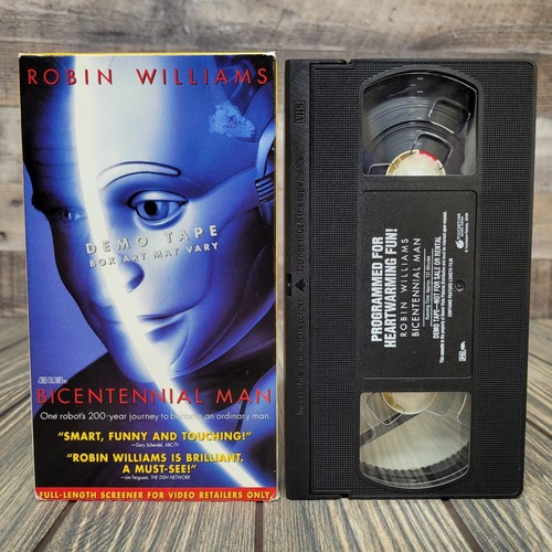 Bicentennial Man Demo Screener (VHS, 2000) Robin Williams Sci-Fi Full Length VG