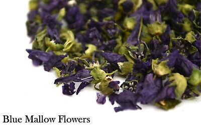 Blue Mallow Dried Flowers Tea Infusion Cake Decor Cooking Gin Coctail Garnish Ebay