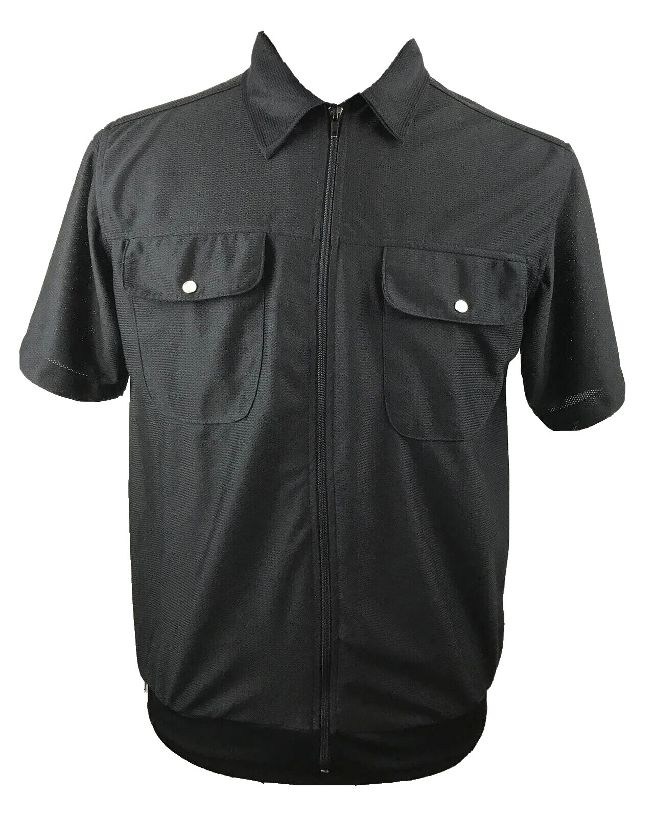 Черные винтажные повседневные рубашки для мужчин полиэстер