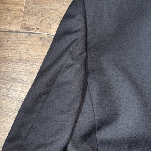 Giacca smoking Euromoda Tessuto Ermenegildo Zegna Super 120’s Nero made in Italy - Foto 10 di 22