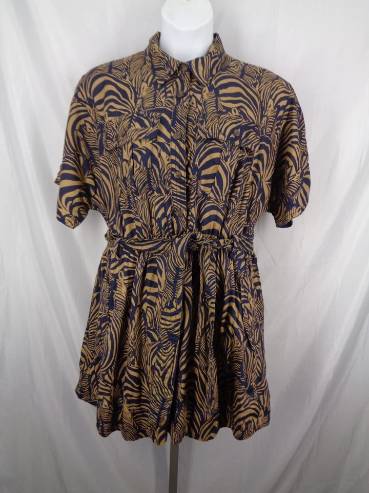 Banana Republic Linen Utility Dress Size XL - Image 3 of 4
