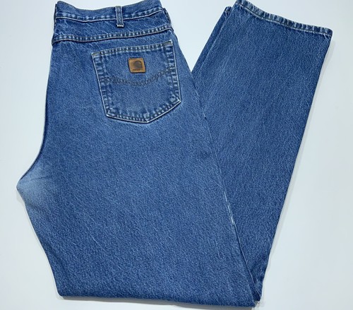 Men's Carhartt B180 DST Blue Jeans Size 