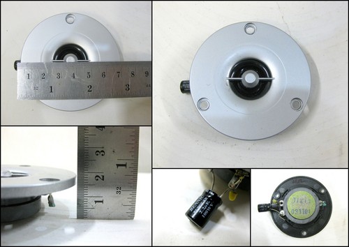 Unbranded Y1817 70mm Silver Dome Tweeter Speaker Driver (25W, 4 ohms)