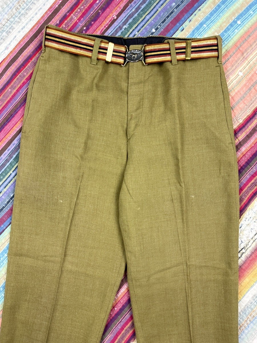 パンツ 1970s vintage USA wool poly buggy Slacks 1970s vintage usa wool poly buggy Slacks