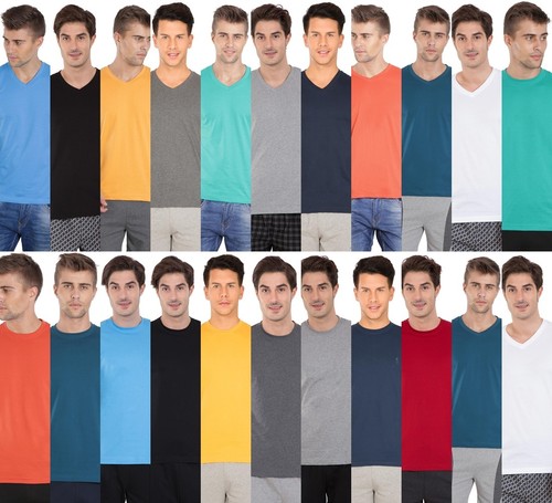 JOCKEY MEN'S Sports T-Shirt V-Neck 