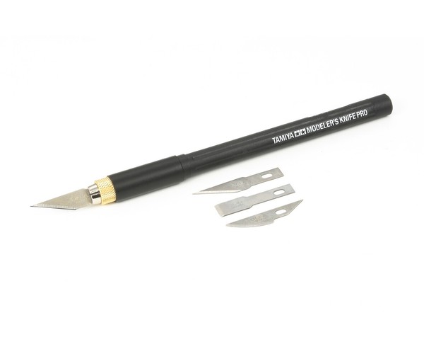 Tamiya Profi Bastel-Messer – Inkl. Klingen, Metall-Spannfutter Und Ersatzklingen-image